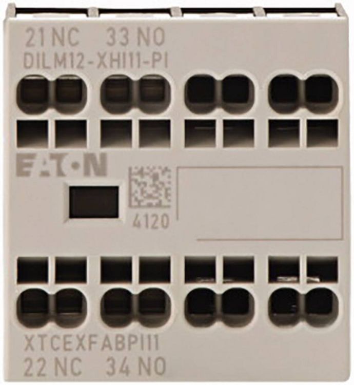Produktbild: Eaton 199456 DILM12-XHI11-PI Hilfsschalter 240 V/AC 3.5A 1 Schlie&szlig;er, 1 &Ouml;ffner 1St.