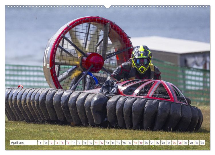 Produktbild: Hovercraft Formel 1 Weltmeisterschaft (hochwertiger Premium Wandkalender 2026 DIN A2 quer), Kunstdruck in Hochglanz
