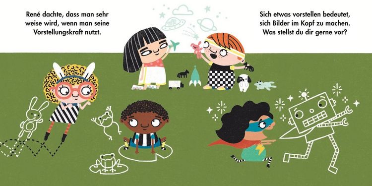 Produktbild: Vorstellungskraft mit Ren&eacute; Descartes. Bilderbuch