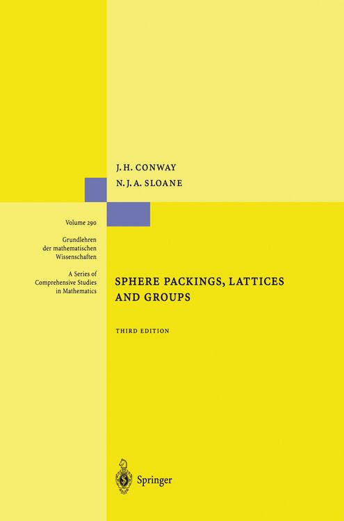 Produktbild: Sphere Packings, Lattices and Groups