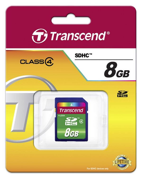 Produktbild: Transcend Standard SDHC-Karte Industrial 8 GB Class 4