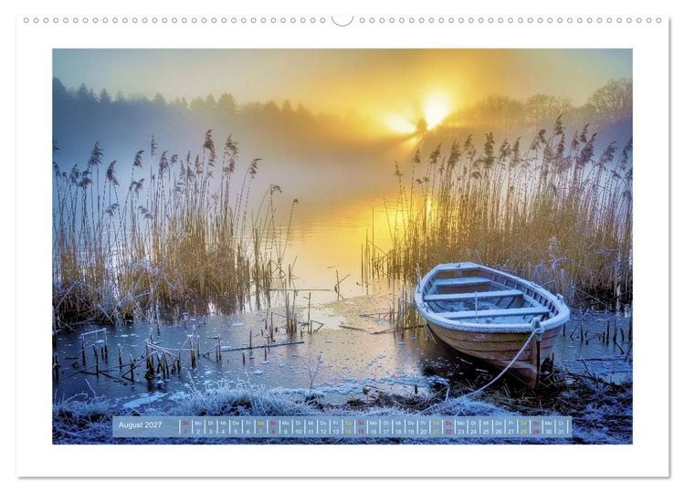 Produktbild: Th&uuml;ringer Winterlandschaften (hochwertiger Premium Wandkalender 2027 DIN A2 quer), Kunstdruck in Hochglanz