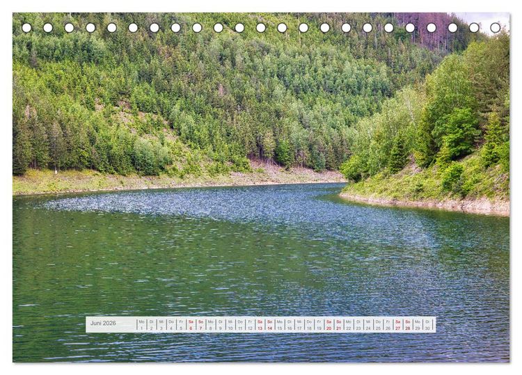 Produktbild: Die Vielfalt des Th&uuml;ringer Waldes (Tischkalender 2026 DIN A5 quer), CALVENDO Monatskalender