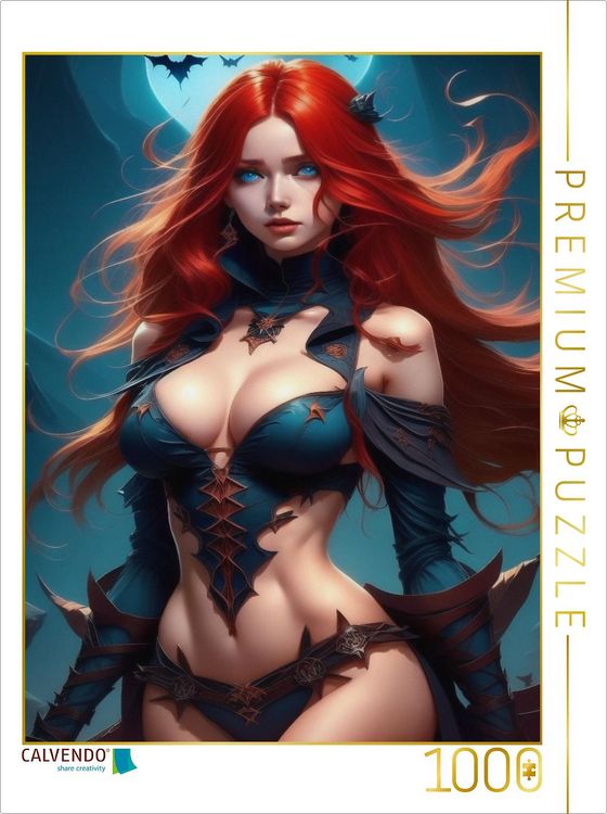 Produktbild: CALVENDO Puzzle Scarlett Feuerzauber | 1000 Teile Lege-Gr&ouml;&szlig;e 64x48cm Foto-Puzzle f&uuml;r gl&uuml;ckliche Stunden