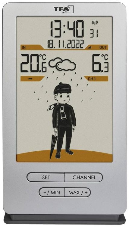 TFA Dostmann Weather Jack 35.1166.54 Funk-Wetterstation Vorhersage für 12 bis 24 Stunden Anzahl Sensoren max. 3 St.