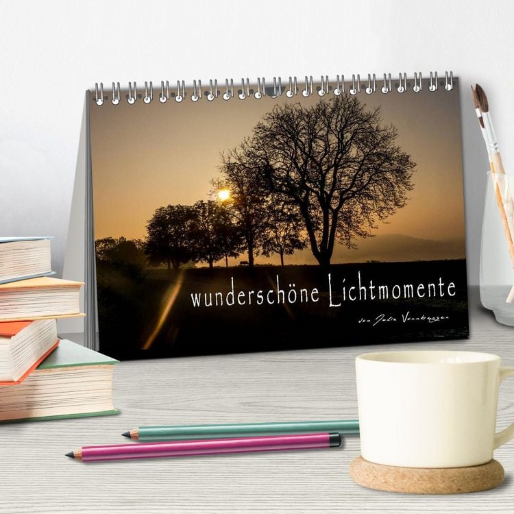 Produktbild: wundersch&ouml;ne Lichtmomente (Tischkalender 2026 DIN A5 quer), CALVENDO Monatskalender