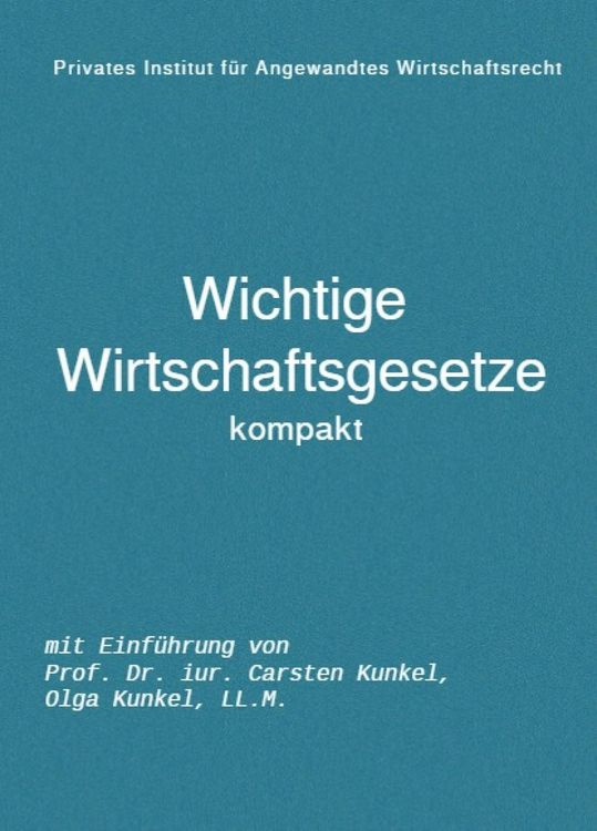 Produktbild: Wichtige Wirtschaftsgesetze kompakt