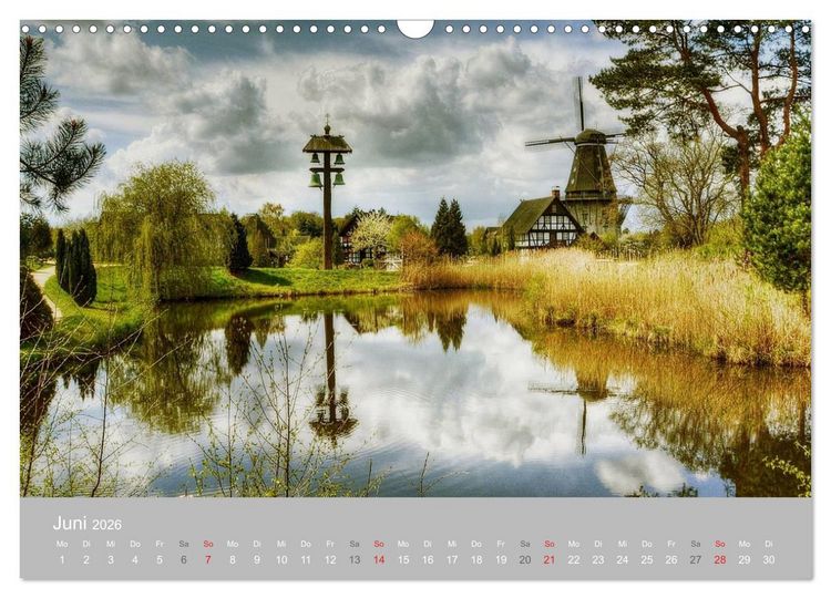 Produktbild: M&uuml;hlenmuseum Gifhorn (Wandkalender 2026 DIN A3 quer), CALVENDO Monatskalender