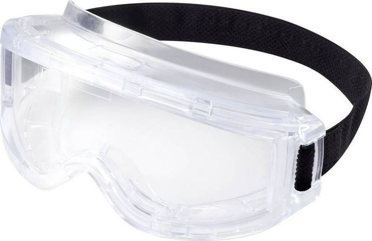 Produktbild: TOOLCRAFT TO-5343216 Vollsichtbrille inkl. Kopfhalterung Klar EN 166 DIN 166