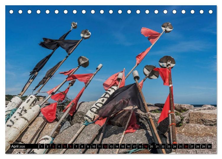 Produktbild: Entdeckungen auf der Insel R&uuml;gen (Tischkalender 2026 DIN A5 quer), CALVENDO Monatskalender