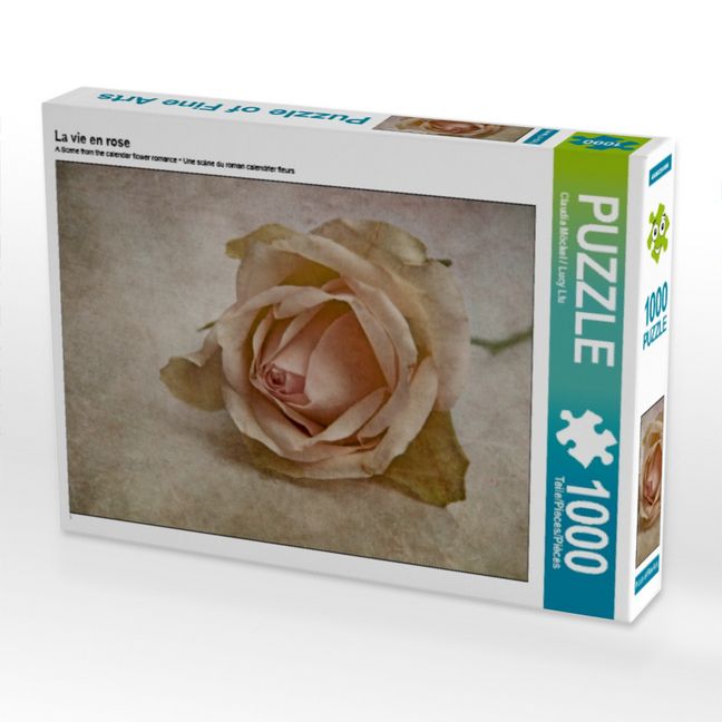 Produktbild: CALVENDO Puzzle La vie en rose | 1000 Teile Lege-Gr&ouml;&szlig;e 64x48cm Foto-Puzzle f&uuml;r gl&uuml;ckliche Stunden
