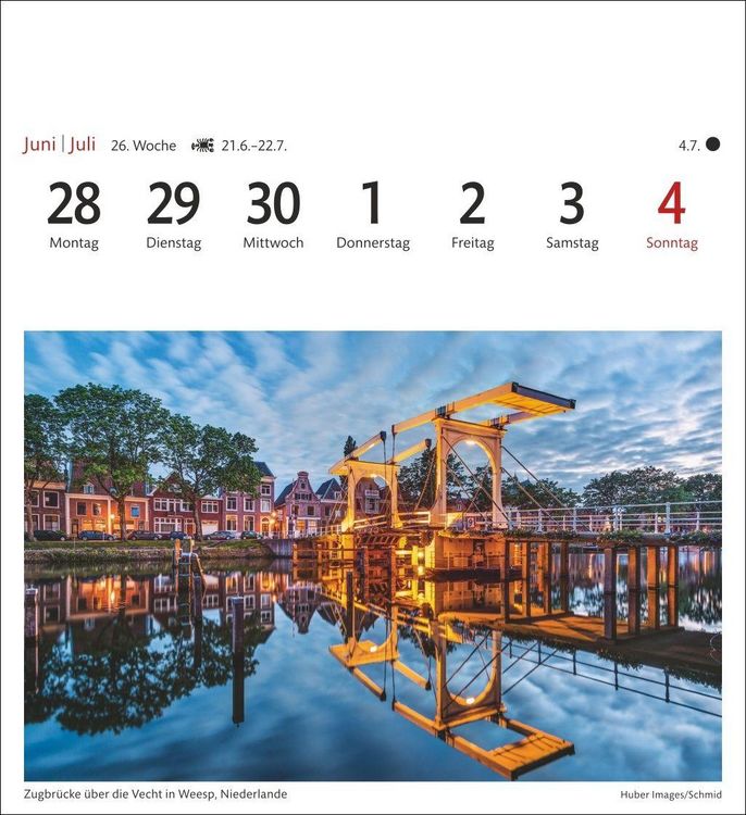 Produktbild: Traumziele Sehnsuchtskalender 2027 - Wochenkalender mit 53 Postkarten