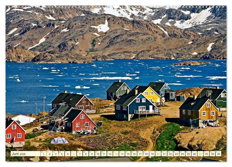 Produktbild: Reise nach Gr&ouml;nland (Wandkalender 2026 DIN A2 quer), CALVENDO Monatskalender