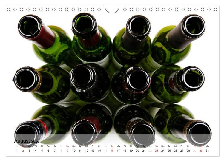 Produktbild: Wein schmeckt fein (Wandkalender 2026 DIN A4 quer), CALVENDO Monatskalender