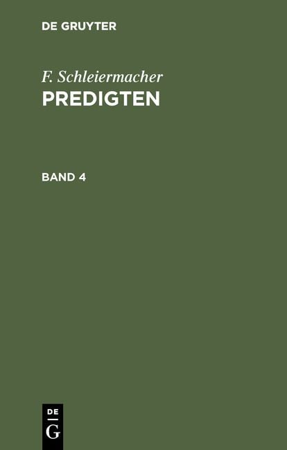 Produktbild: Predigten. Band 4