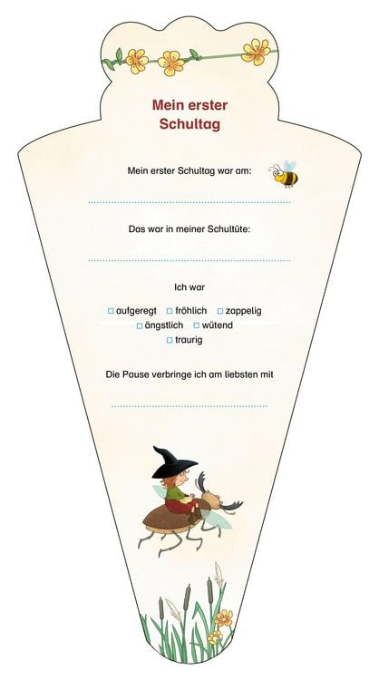 Produktbild: Mein hexig-buntes Schult&uuml;tenbuch mit Petronella Apfelmus