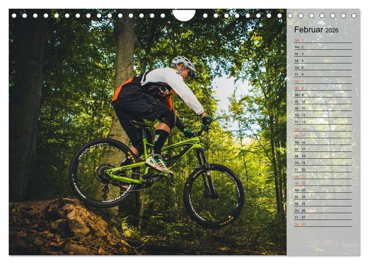 Produktbild: Mountainbike Action (Wandkalender 2026 DIN A4 quer), CALVENDO Monatskalender