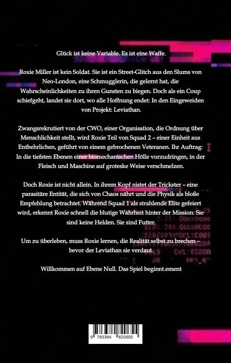 Produktbild: Trickster: Glitch - Biopunk, Grimdark Sci-Fantasy & Body-Horror Roman