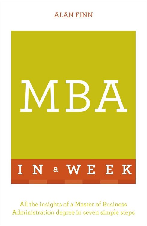 Produktbild: MBA In A Week