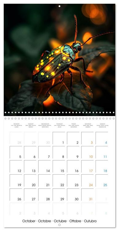 Produktbild: &Eacute;clats naturels (Calendrier mural carr&eacute; 2026 30x30 cm) Calendrier double avec une page pour vos prises de notes