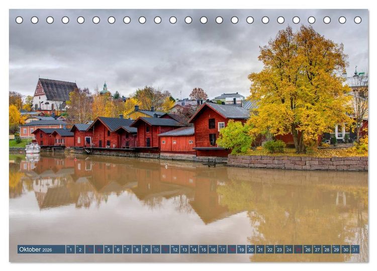 Produktbild: Suomi &ndash; Finnland (Tischkalender 2026 DIN A5 quer), CALVENDO Monatskalender
