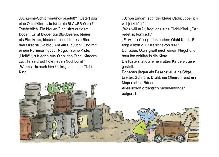 Produktbild: Die Olchis und der blaue Nachbar