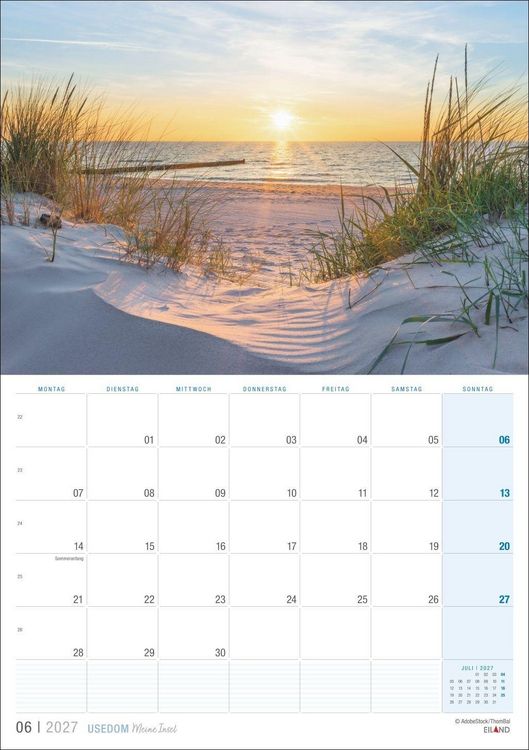 Produktbild: Usedom &hellip;meine Insel Kalender 2027