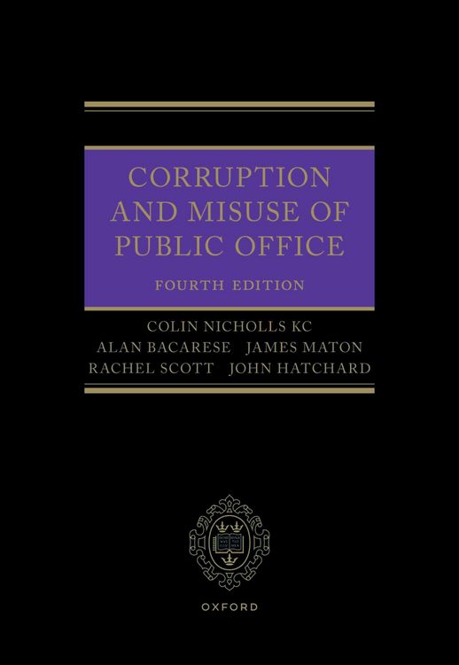 Produktbild: Corruption and Misuse of Public Office