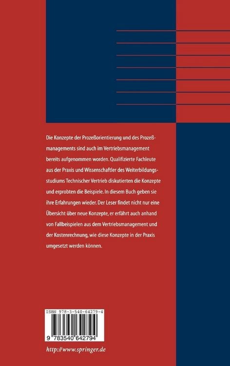 Produktbild: Proze&szlig;management im Technischen Vertrieb