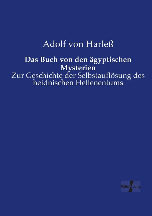 Produktbild: Das Buch von den &auml;gyptischen Mysterien