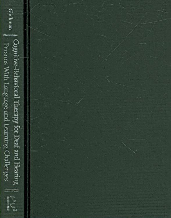 Produktbild: Glickman, N: Cognitive-Behavioral Therapy for Deaf and Heari