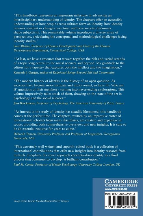 Produktbild: The Cambridge Handbook of Identity