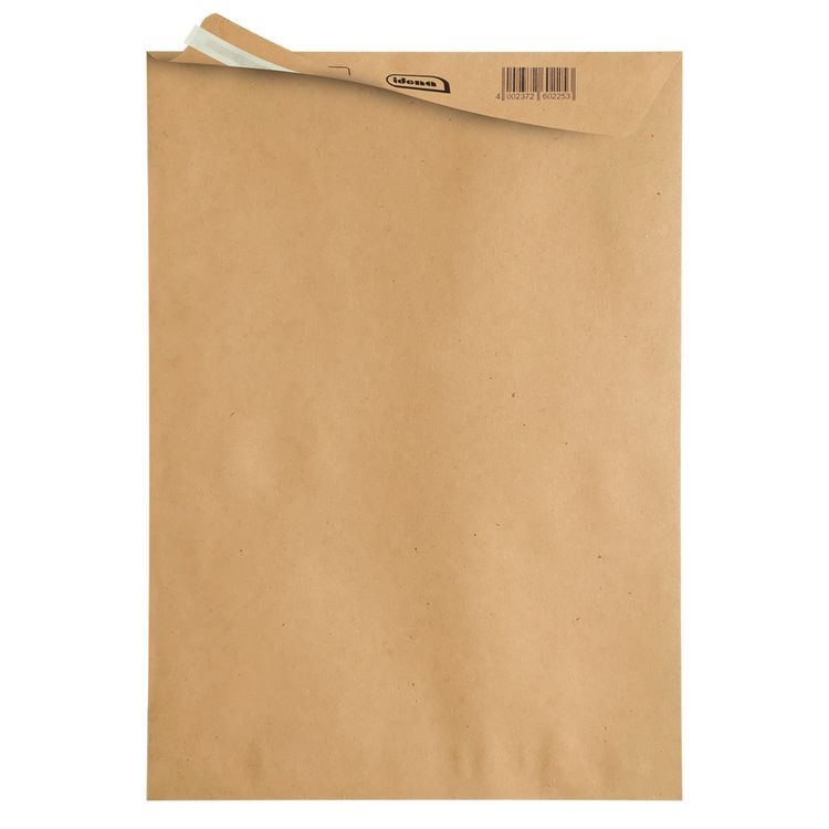 Produktbild: Idena Versandtaschen ohne Fenster haftklebend 90g/m&sup2; braun DIN C5 10 St&uuml;ck