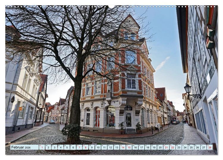 Produktbild: Hameln - Fachwerk und Weserrenaissance (hochwertiger Premium Wandkalender 2026 DIN A2 quer), Kunstdruck in Hochglanz