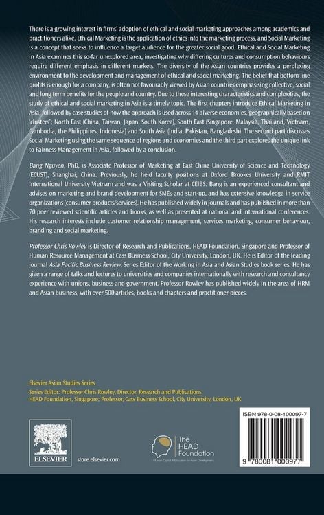 Produktbild: Ethical and Social Marketing in Asia