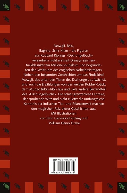 Produktbild: Rudyard Kipling, Das Dschungelbuch
