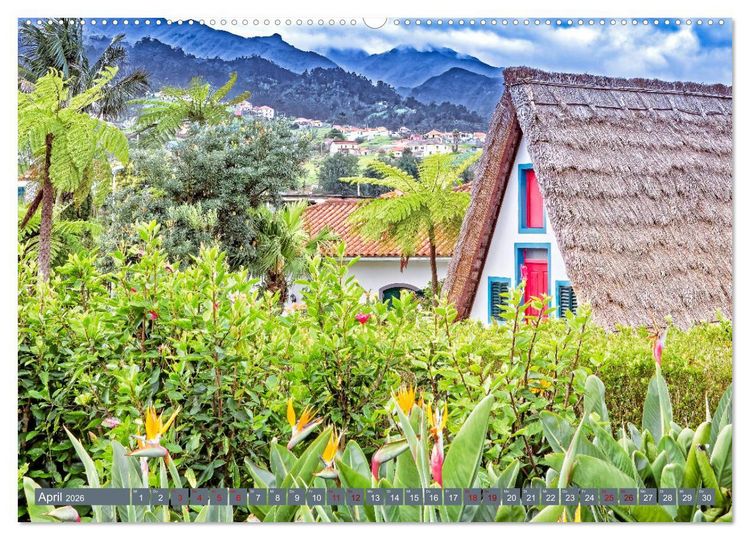 Produktbild: Madeira - Inselzauber im Atlantik (hochwertiger Premium Wandkalender 2026 DIN A2 quer), Kunstdruck in Hochglanz