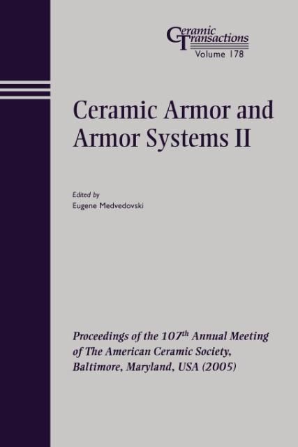 Produktbild: Ceramic Armor and Armor Systems II