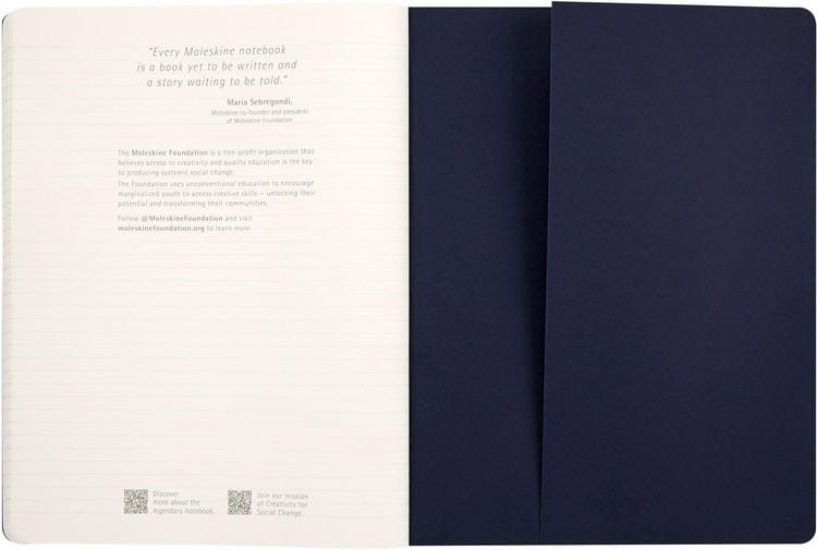 Produktbild: Moleskine Sakura Cahier, XL, weicher Einband, gemischt (liniert, blanko, punktiert)