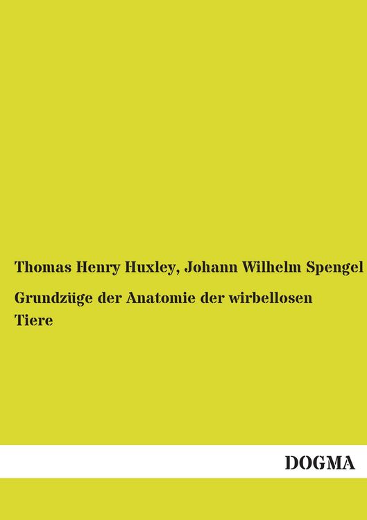 Produktbild: Grundz&uuml;ge der Anatomie der wirbellosen Tiere