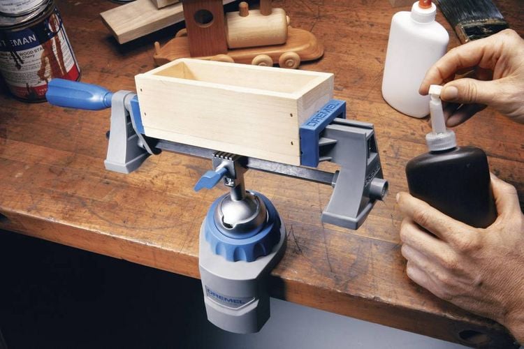 Produktbild: Dremel MULTI-VISE Multischraubstock 26152500JA Backenbreite: 35mm Spann-Weite (max.): 190mm