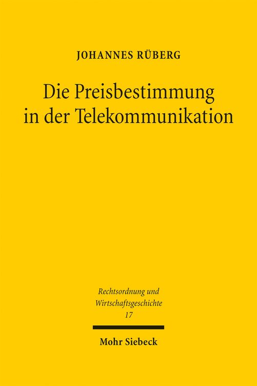 Produktbild: Die Preisbestimmung in der Telekommunikation
