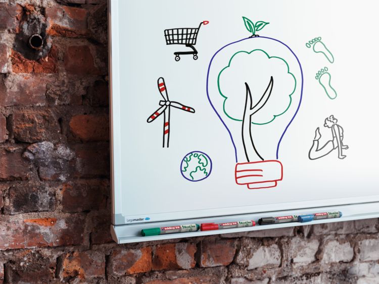 Produktbild: Edding Whiteboardmarker EcoLine 28, 4er Set