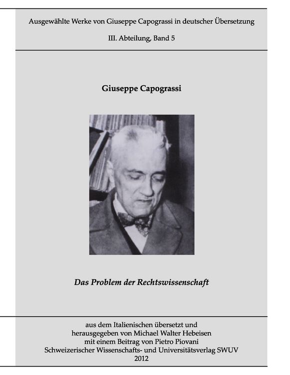 Produktbild: Capograssi-Edition Bd. 5