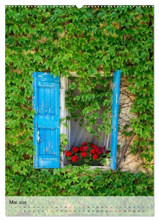 Produktbild: T&uuml;ren, Tore, Fenster der Provence (Wandkalender 2026 DIN A2 hoch), CALVENDO Monatskalender