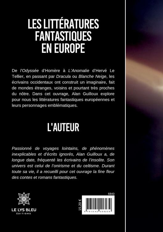 Produktbild: Alan Guilloux: Litt&eacute;ratures fantastiques en Europe