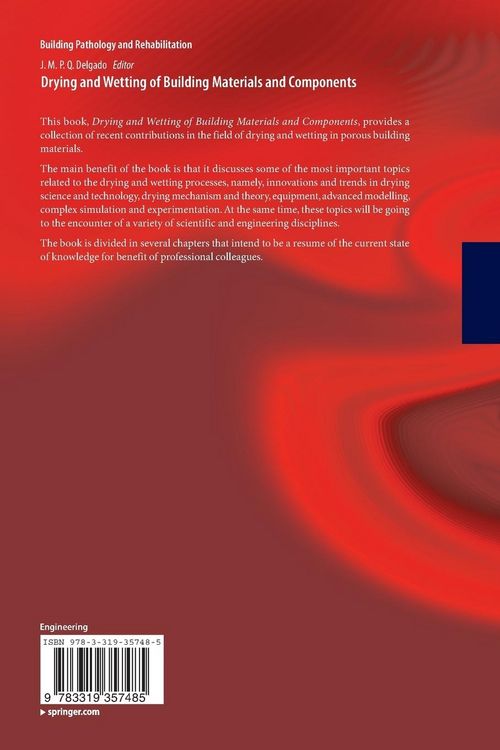 Produktbild: Drying and Wetting of Building Materials and Components