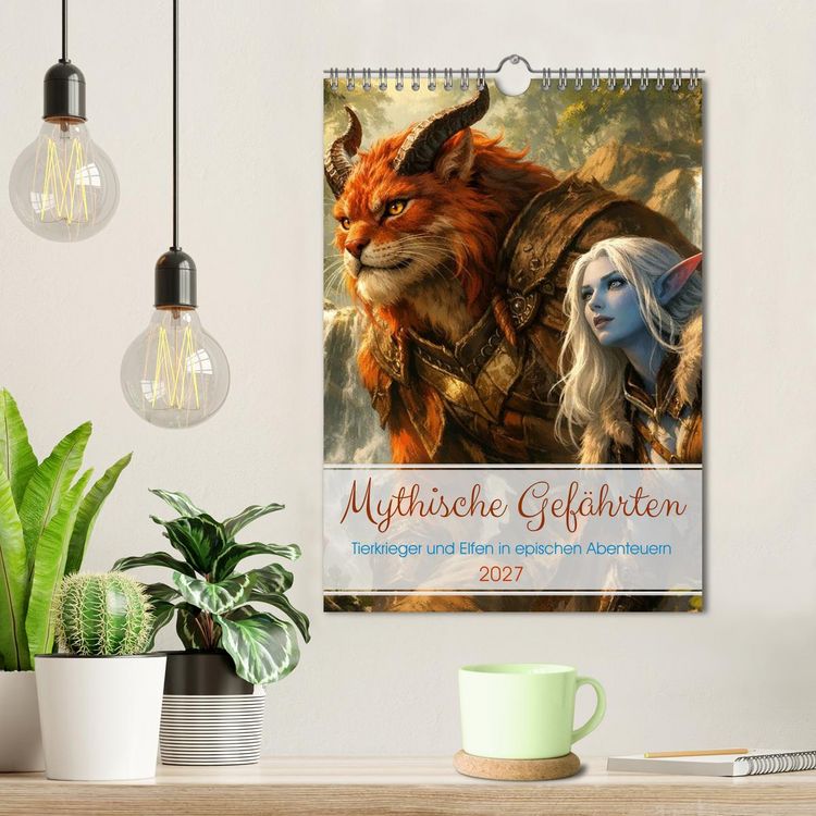 Produktbild: Mythische Gef&auml;hrten (Wandkalender 2027 DIN A4 hoch), CALVENDO Monatskalender
