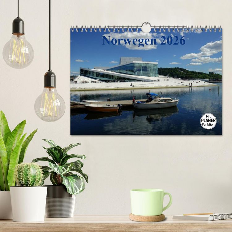 Produktbild: Norwegen und seine Sch&ouml;nheiten 2026 (Wandkalender 2026 DIN A4 quer), CALVENDO Monatskalender