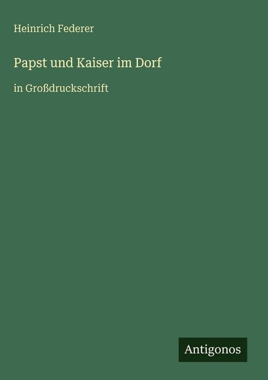 Produktbild: Papst und Kaiser im Dorf